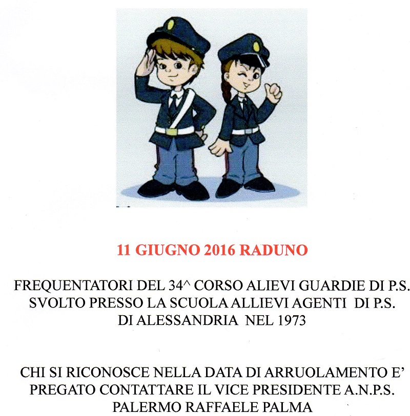 RADUNO 34^ CORSO Agenti